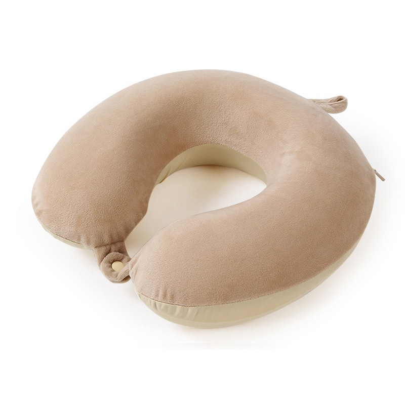 Travel-friendly neck support pillow