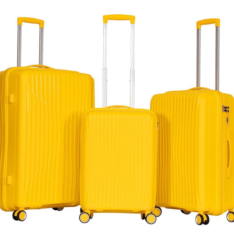 Wholesale yellow luggage